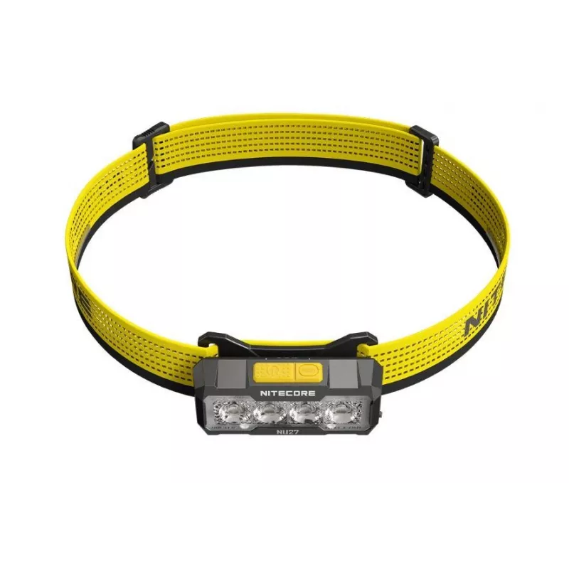 Nitecore NU27 žibintuvėlis juodas/geltonas LED galvos žibintas