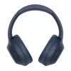 Ausinės Sony WH1000XM4L.CE7, uždengiančios ausis, laidinės ir belaidės (Bluetooth, USB-C), mėlynos, lankeliu ant galvos