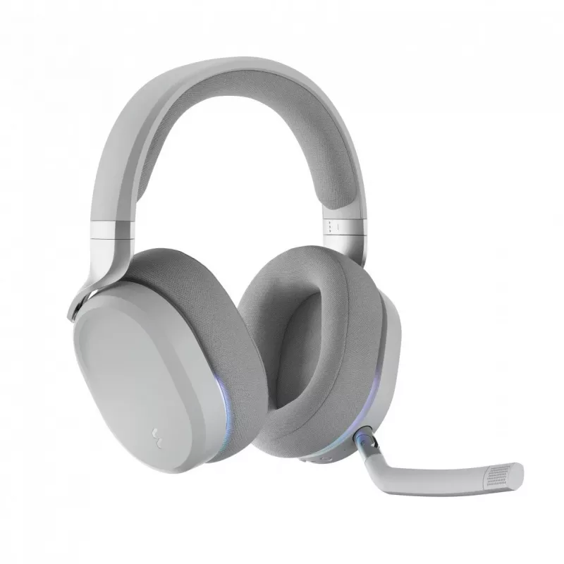 Fractal Design Scape Ausinės su laidu ir belaidžiu ryšiu, lankeliu, muzikai, pilka, su įkrovimo stovu