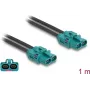 DeLOCK laidas HDMTD Z dvigubas lizdas į HDMTD Z dvigubą lizdą 1 m