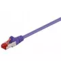 Tinklo kabelis Goobay 93342 0,25 m Cat6 Violet