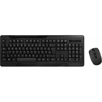Logilink klaviatūros ir pelės rinkinys 2,4GHz, 1000DPI pelė, juoda (ID0194)