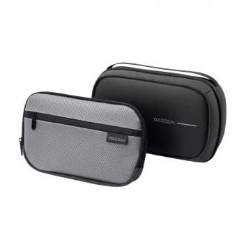 Kelioninis krepšys XDDESIGN First-Class All-in-One Travel Organiser P706.3401, juodas, užtrauktuku, deluxe maišelis