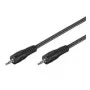 Wentronic Goobay 3,5 mm Jack jungiamasis laidas, juodas, 1,5 m – 3,5 mm Jack kištukas (2 kontaktai, mono) > 3,5 mm Jack kištukas (2 kontaktai, mono) (50460)