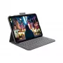 Logitech Slim Folio pilka Bluetooth QWERTZ šveicariška klaviatūra, skirta iPad