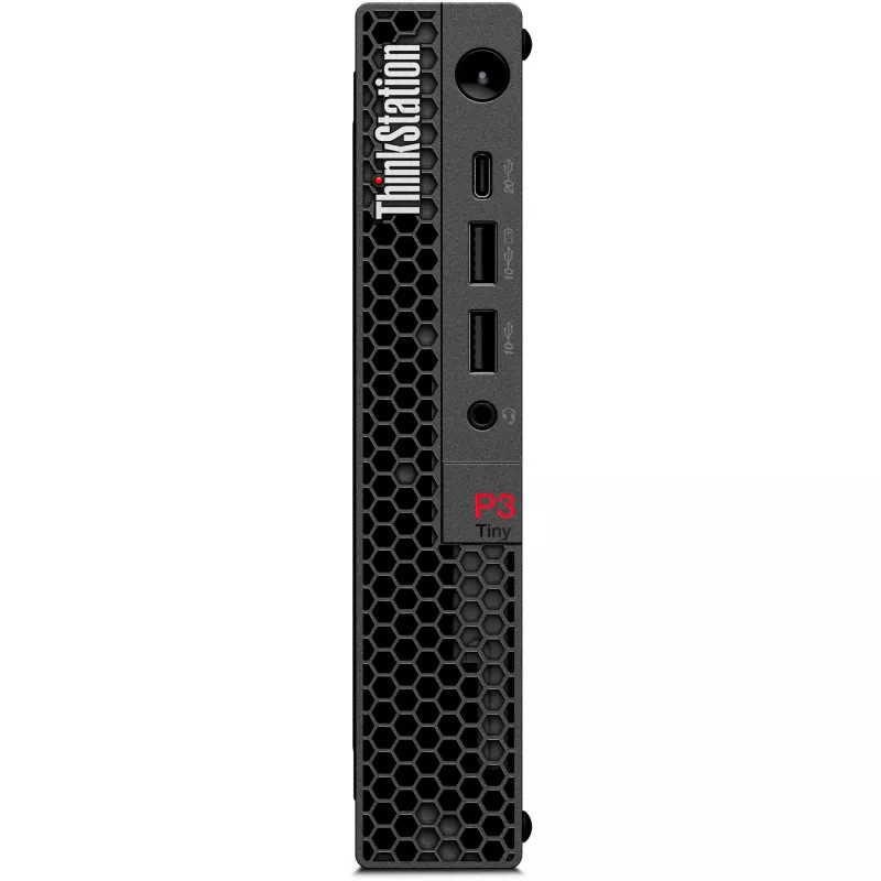 Lenovo ThinkStation P3 Tiny Gen 2 Intel Core Ultra 5 235 16 GB DDR5 512 GB SSD Windows 11 Pro Mini PC darbo stotis juoda