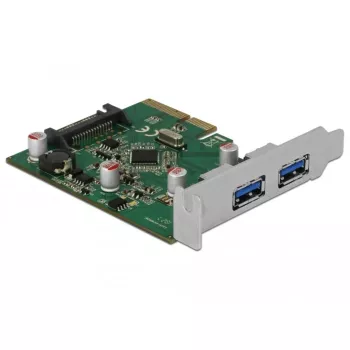 Delock PCI Express x4 kortelė 2 x išoriniai USB 3.1 Gen 2 Type-A lizdai (90298)
