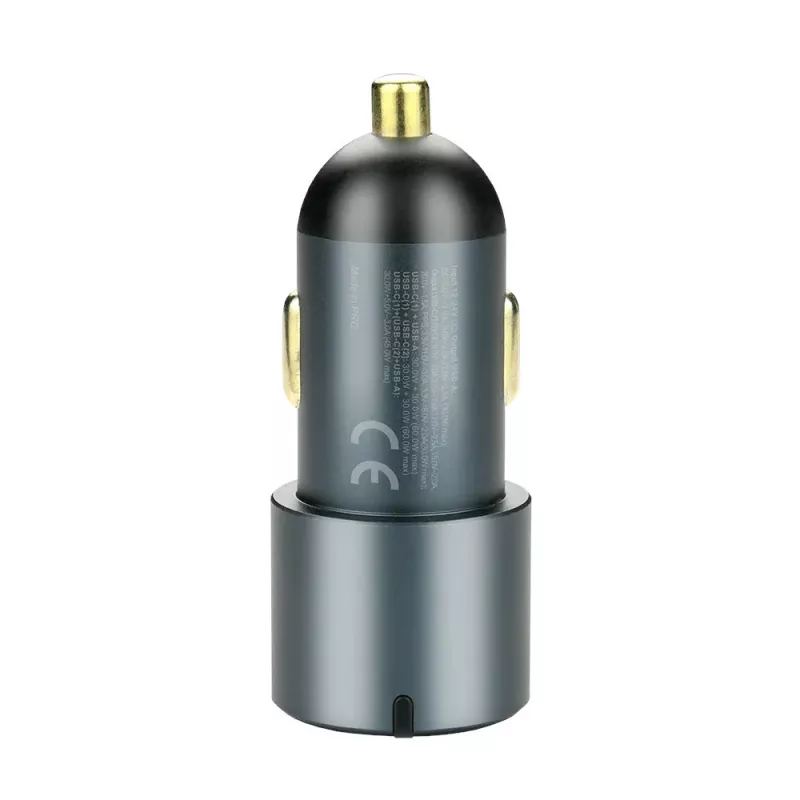Automobilinis įkroviklis everActive CC-40Q QC3.0 60W, USB maitinimo adapteris mobiliesiems įrenginiams