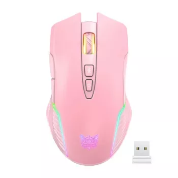 Belaidė žaidimų pelė Onikuma CW905 rožinė 2.4G