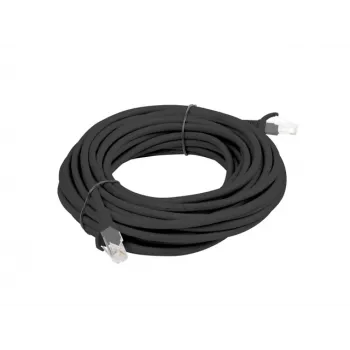 Tinklo kabelis LANBERG PCU5-10CC-0500-BK Cat5e U/UTP RJ-45 – 5 m, juodas, CCA laidas