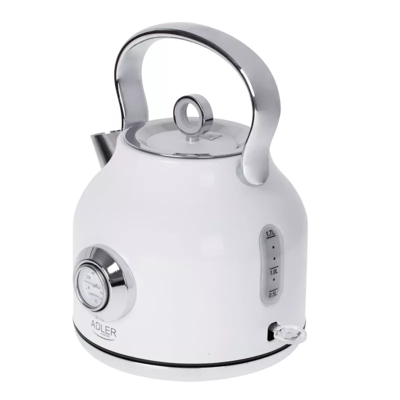Elektrinis virdulys Adler AD 1346 1,7 l 2200 W Metallic White