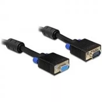 VGA kabelis DeLOCK 1m VGA (D-Sub) juodas