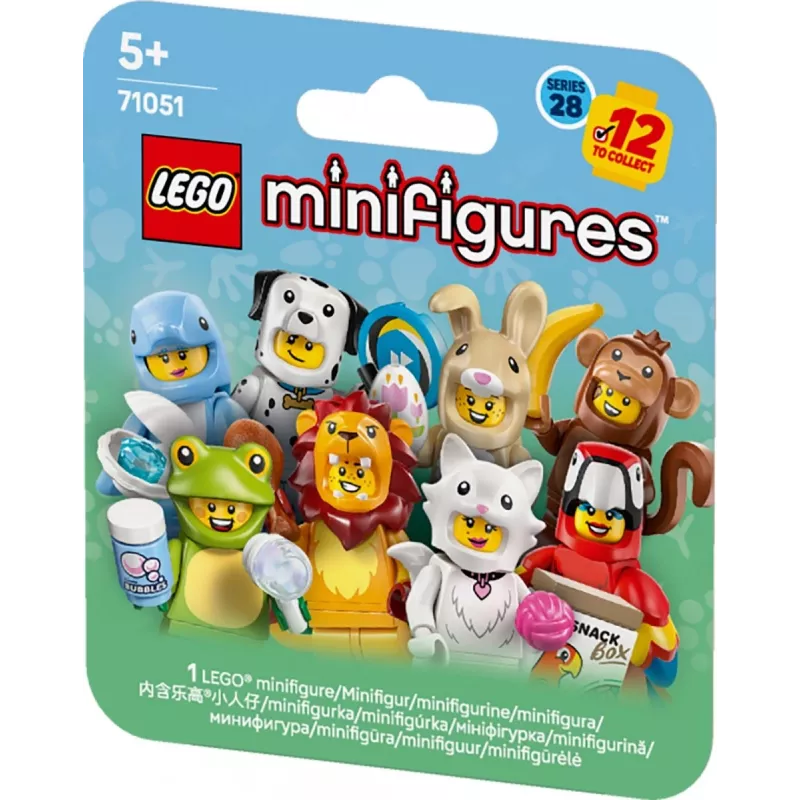 LEGO Blocks Minifigures 71051 Gyvūnų serija 28 (DĖŽUTĖ)