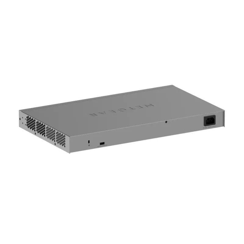 Valdomas Gigabit Ethernet jungiklis Netgear GS752TX, 48x RJ-45 10/100/1000, 10G palaikymas, 1U stovas, pilka