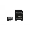 „Transcend“ 4GB MicroSDHC 10 klasės atminties kortelė su adapteriu