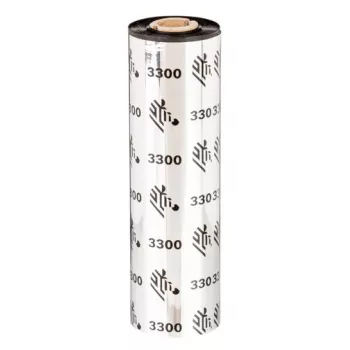 Zebra 3300 vaško/dervos terminė juosta 74 m juoda