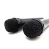 Pridėtinis karaoke mikrofonas MEDIA-TECH MT395 Accent Pro – laidinis, juodas, įjungimo/išjungimo jungiklis, maks. atstumas 20 m, 2 vnt. pakuotė