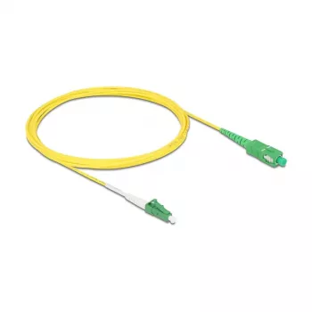 DeLOCK 83862 InfiniBand / šviesolaidinis kabelis 3 m LC SC geltonas