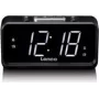 Skaitmeninis žadintuvas Lenco CR-28BK su FM radiju ir USB įkrovimu