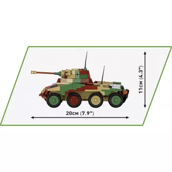 Cobi Historical Collection II pasaulinio karo SD.Vehicle 234/2 Puma modelis, įvairiaspalvis