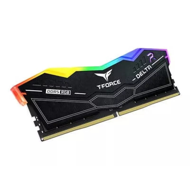 Teamgroup T-Force Delta RGB 32 GB (2x 16 GB) DDR5-6000 MHz CL38 atminties rinkinys, juodas, FF3D532G6000HC38ADC01