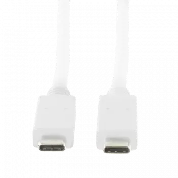 Logilink USB-C (M) į USB-C (M) laidas - USB 3.1 Gen 2 - 20 V - 3 A - 50 cm - USB Power Delivery (3A, 60W) - Baltas (CU0130)