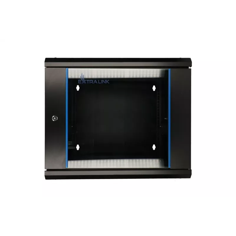 Extralink Rackmontuojama spinta 6U 600x600 AZH Juoda, montuojama ant sienos, atverčiamo tipo