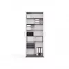 OLIV 2D CLOSED SHELVING UNIT, ANTHRACITE/Balta SET