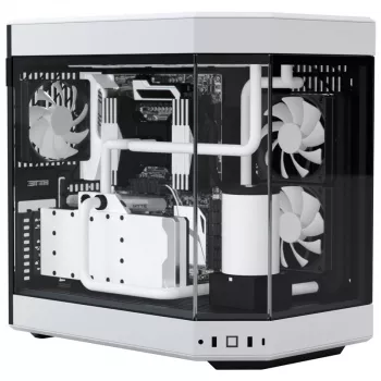 HYTE Y60 Midi Tower Juoda, Balta