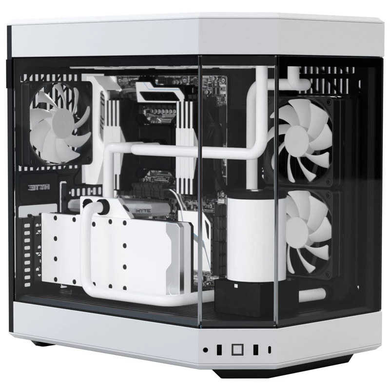 HYTE Y60 Midi Tower Juoda, Balta