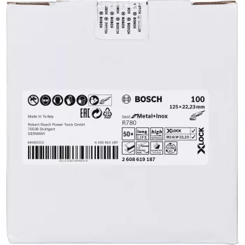Bosch 2 608 619 187 šlifavimo ir poliravimo diskas plienui