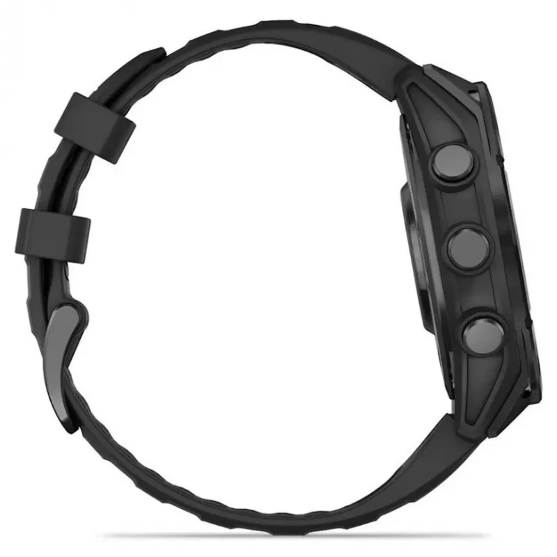Garmin Fenix 8 3.56 cm (1.4) AMOLED 47 mm Skaitmeninis 454 x 454 pikseliai Liečiamas ekranas Juodas Wi-Fi GPS (palydovas)