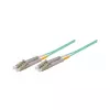 Pataisos kabelis LWL Duplex OM3 (daugiamodis, 50/125) LC/LC, LSZH, reversibilus poliškumas, 5 m, Good Connections®