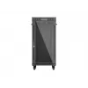 Stovimas serverio spintos rėmas LANBERG FF01-6624-12BL 24U 19 colių 600×600 mm, IP20, 1200 kg, juodas