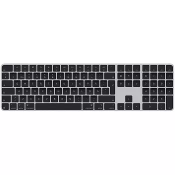 Apple Magic Keyboard su Touch ID ir skaitmeniniu bloku USB + Bluetooth QWERTY švediškas juodas