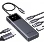 Ugreen Uno 6-in-1 USB-C centrinis įrenginys su HDMI, 2x USB-C 3.2 Gen 2, 2x USB-A 3.2 Gen 2 ir USB-C maitinimo prievadu (35998)