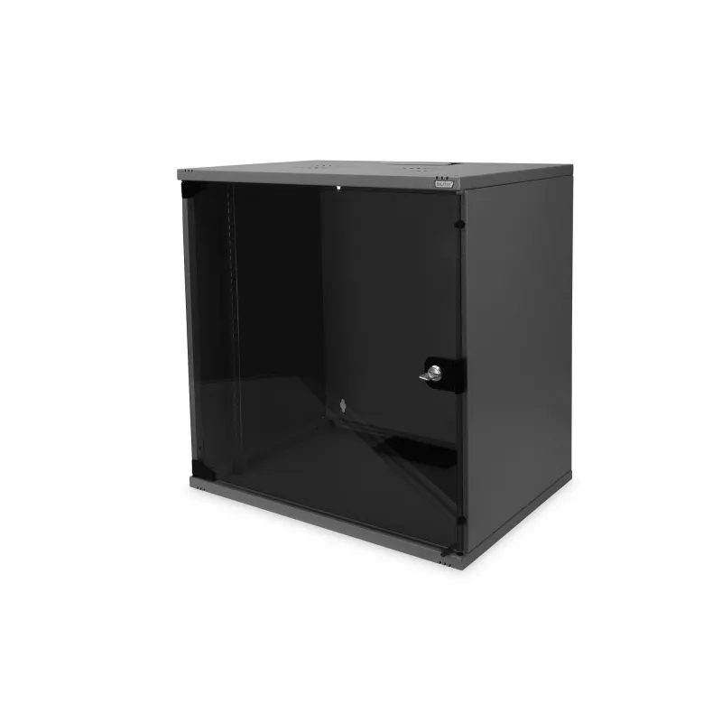 DIGITUS Professional - tinklo spinta - SOHO, nesurinkta - 540x400 mm (pxg) - skirta montuoti ant sienos - Juoda, RAL 9005 - 12U - 48,3 cm (19 inch) (DN-19 12-U-S-SW)