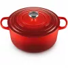 Le Creuset Signature 6,7 L apvalus puodas raudonas