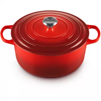 Le Creuset Signature 6,7 L apvalus puodas raudonas