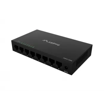 Tinklo jungiklis LANBERG DSM1-1008 8x 1 Gb/s nevaldomas Gigabit Ethernet stalinis metalinis korpusas