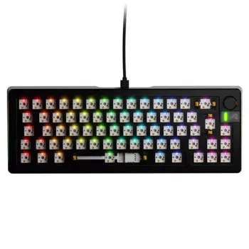 Mechaninė klaviatūra GLORIOUS GMMK 3 PRO Barebones 65% laidinė USB RGB juoda