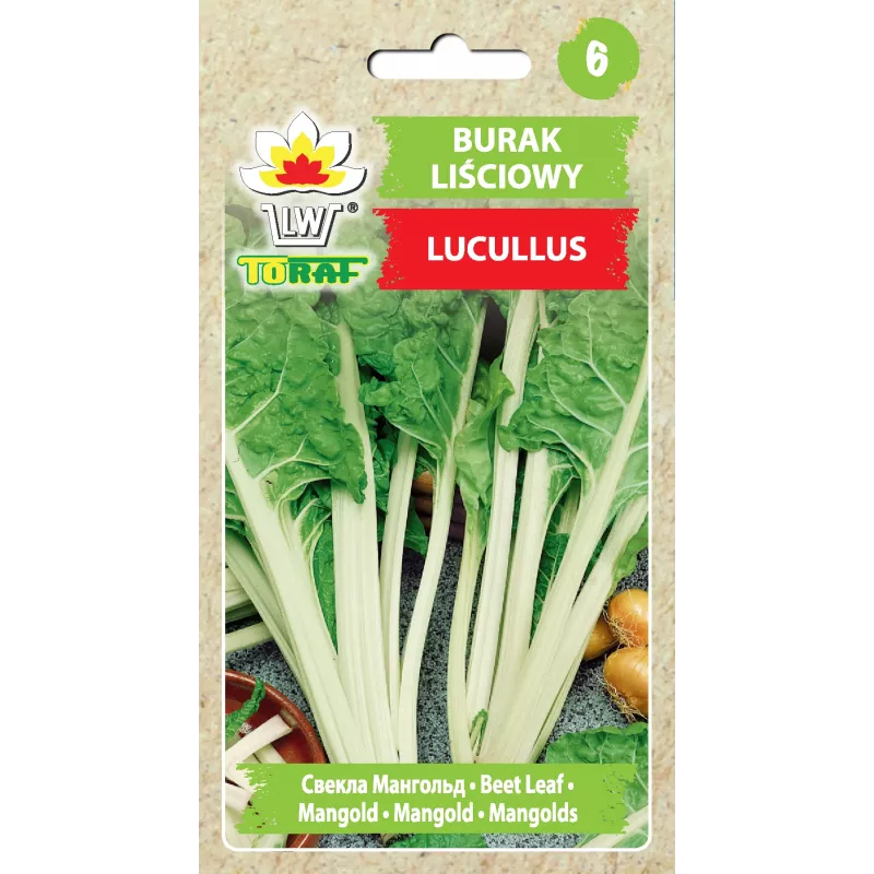 Lucullus Leaf Beet Toraf daržovių sėklos, 5g pakuotė
