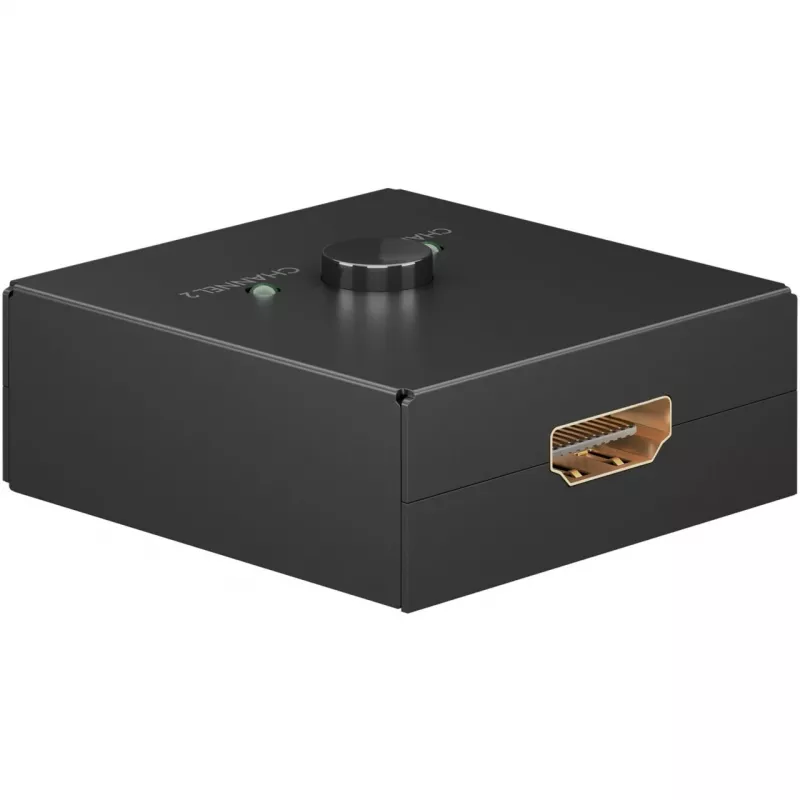 HDMI jungiklis Goobay 58485 1 įėjimas 1 išėjimas 52 mm x 49,5 mm x 22,5 mm