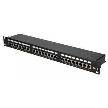 Extralink CAT6 STP V2 | Pataisų skydelis | 24 prievadai