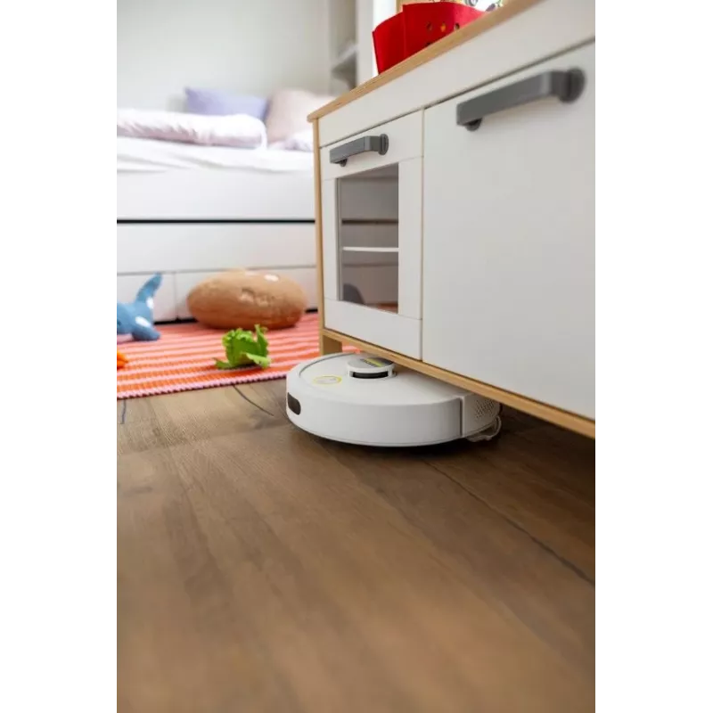 KARCHER RVC 3 Comfort balta grindų valymo robotė su bazine stotele