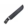 Išgyvenimo peilis cinema classic CC-PDT — nerūdijančio plieno ašmenys 375 mm, bendras ilgis 525 mm, nerūdijančio plieno rankena, juodas plastikinis makštis, 1 kg