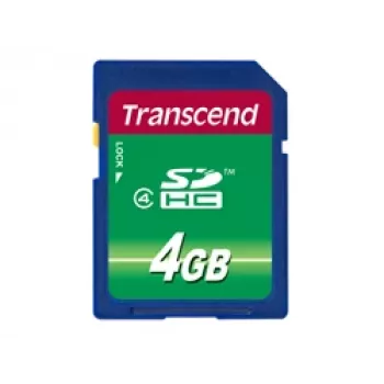 Transcend 4GB SDHC atminties kortelė TS4GSDHC4