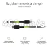 Green Cell PowerStream KABGC07 USB-C į Lightning kabelis, 1 m, PD, Apple MFi, juodas