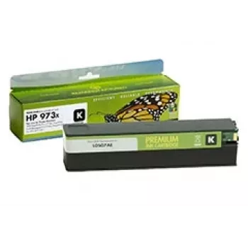 Suderinama statinės kontrolės HP kasetė Nr.973X juoda (L0S07AE) su nauja lusta