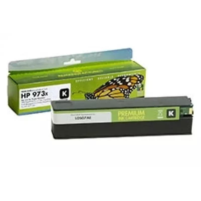 Suderinama statinės kontrolės HP kasetė Nr.973X juoda (L0S07AE) su nauja lusta